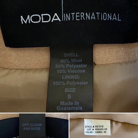Moda Int. Pea Coat - Picture 3 of 6